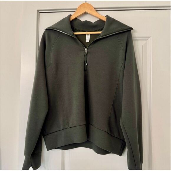 Spanx NWT AirEssentials size 2X Half zip green sweatshirt style 50346 plus size - Picture 4 of 9